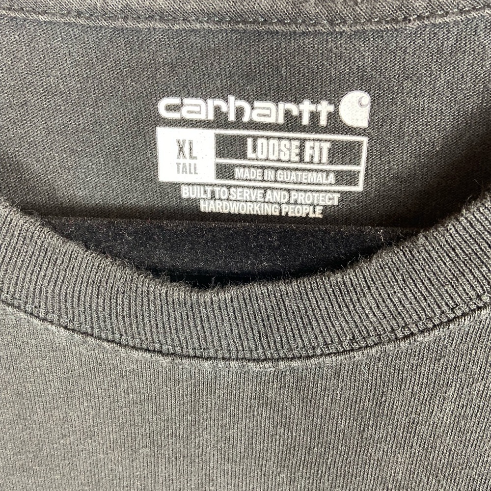 Carhartt Men's Pocket Tee Loose Fit XL Tall Set of Two Shirts 1 Black 1 White - Picture 10 of 13